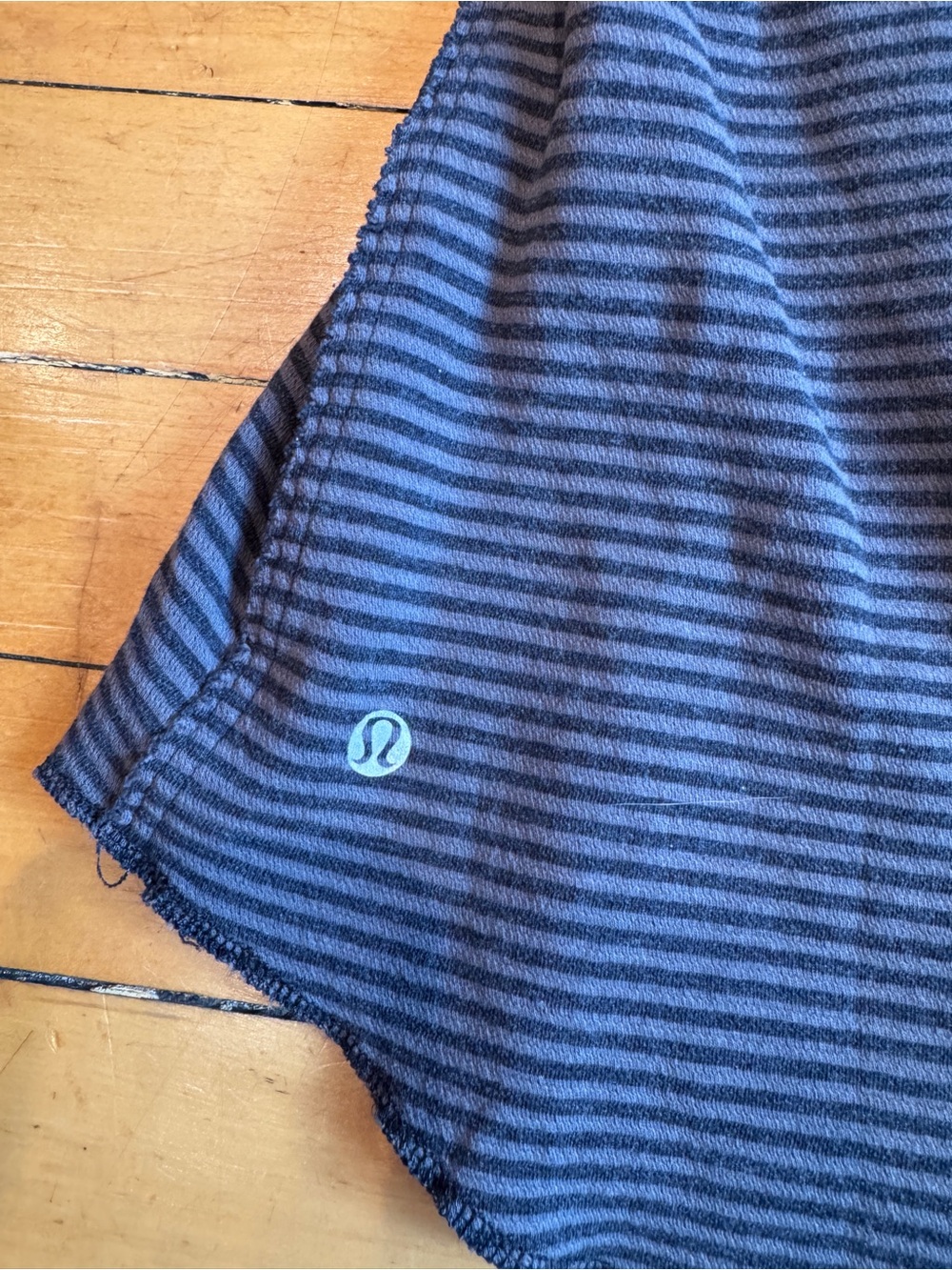lululemon Navy Striped reversible long sleeve
